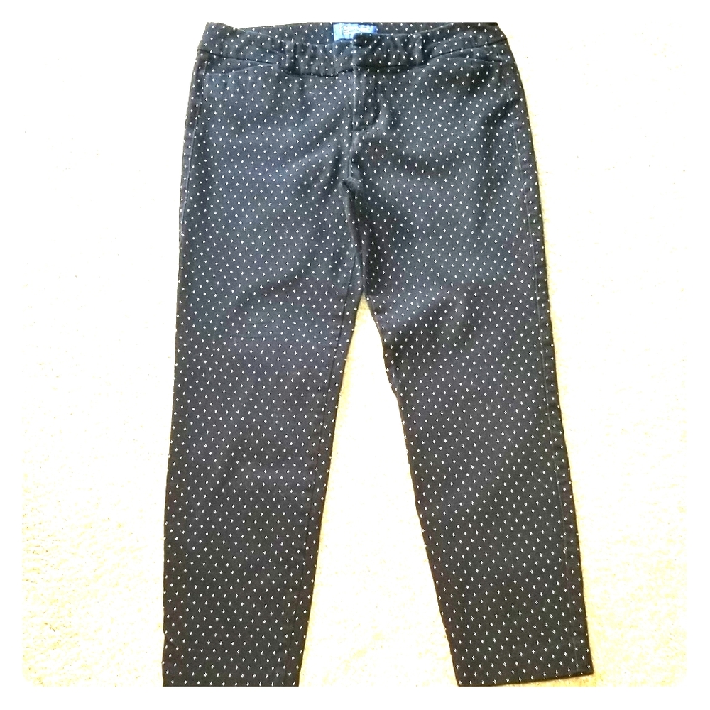 Old Navy Jeans Women's Size 6 Mid-Rise Poka Dot Denims